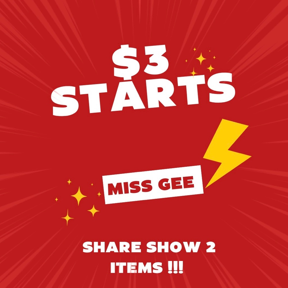 $3 Starts !!!!
